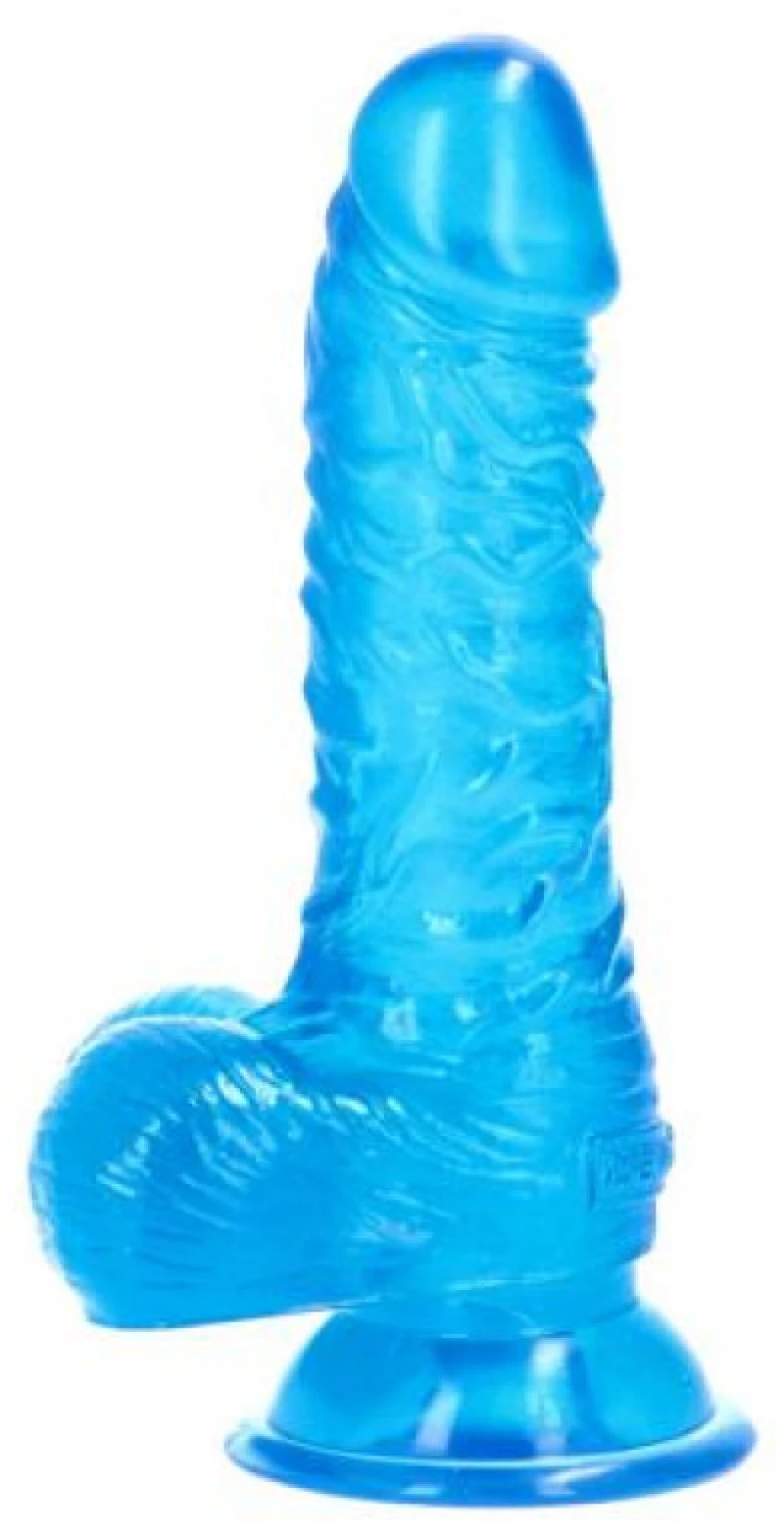 Leo transparent blue Dildo