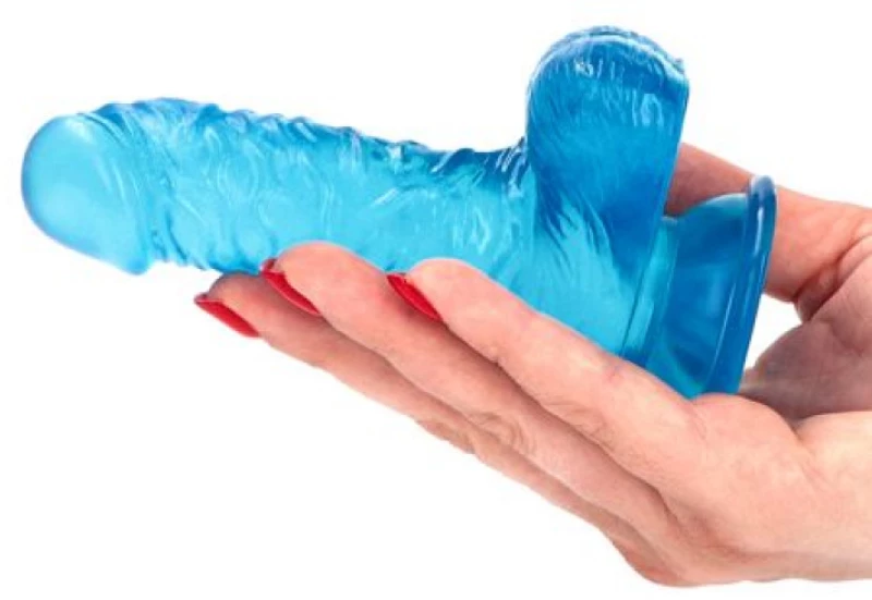 Leo transparent blue Dildo