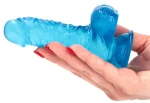 Leo transparent blue Dildo