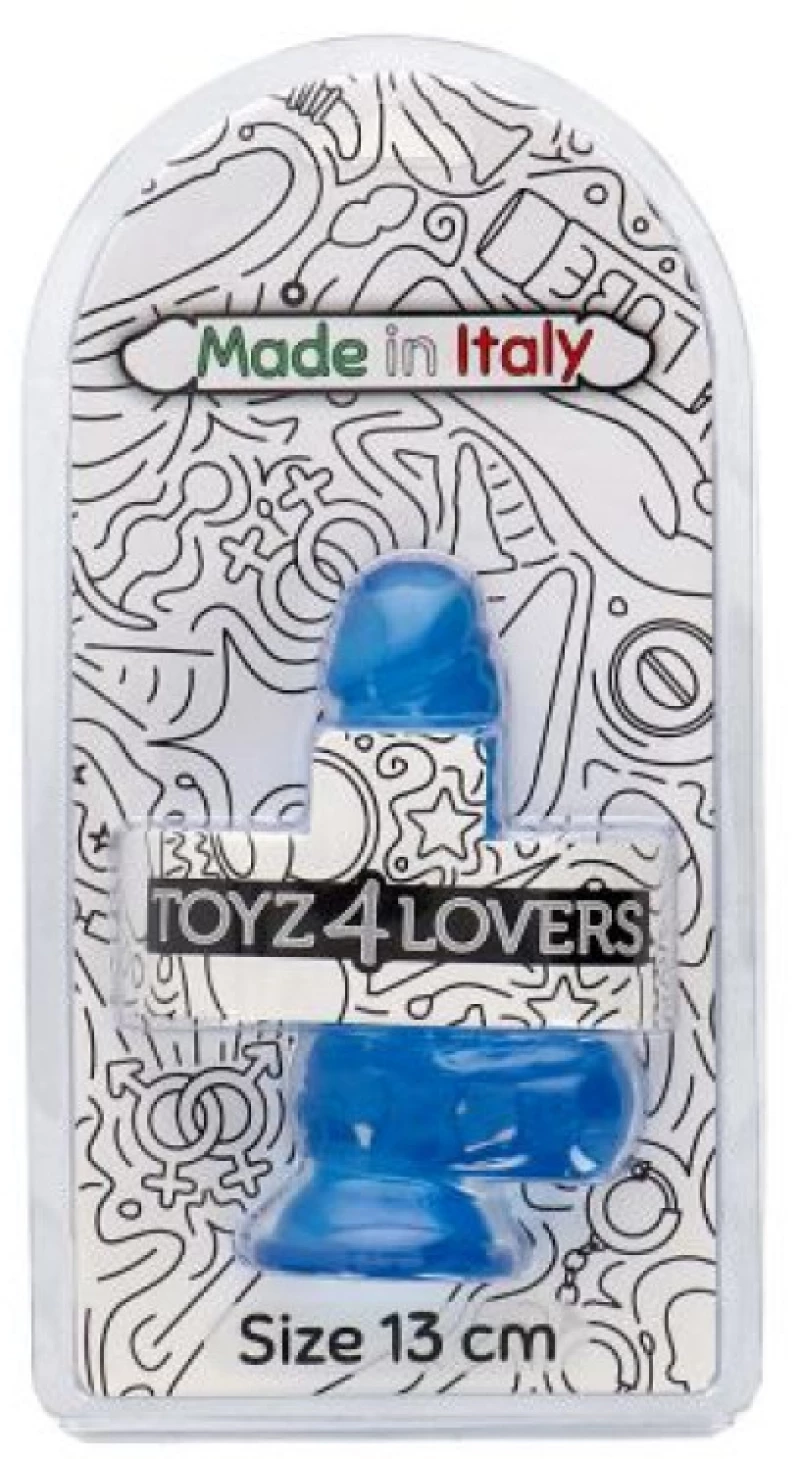 Leo transparent blue Dildo