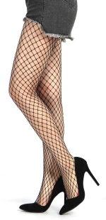 Black Fence Net Pantyhose
