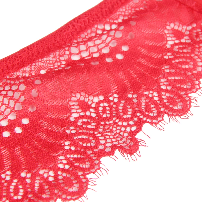 Red Lace Garter Belt Panty