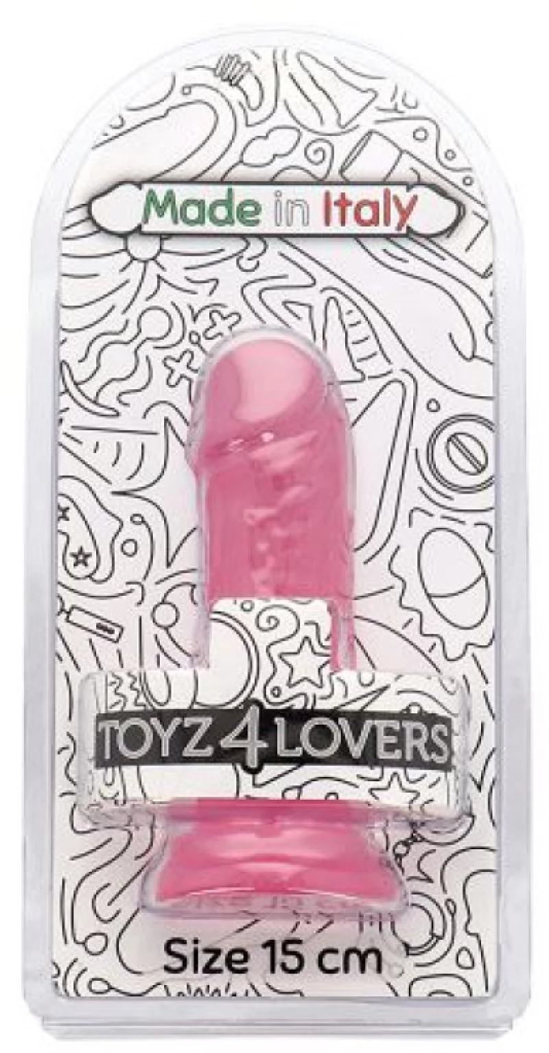 Dildo Romeo Transparent pink