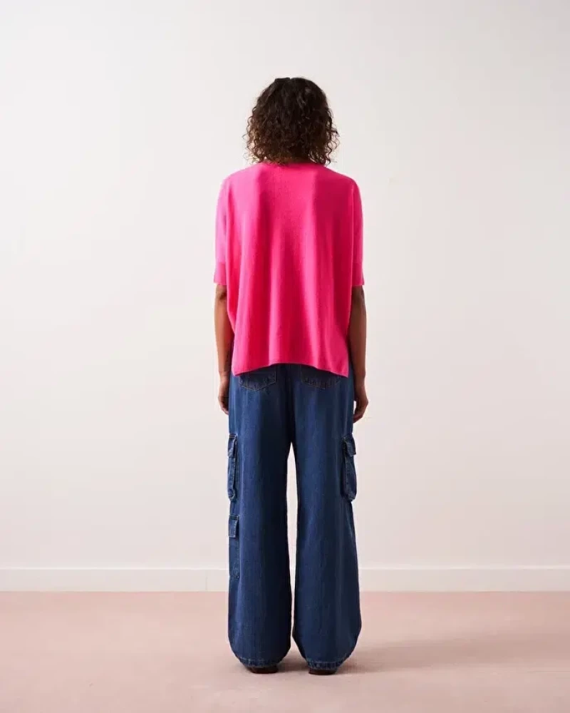 Πουλόβερ Γυναικείο V-Neck Kate Absolut Cashmere Neon Pink