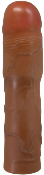 PRETTY LOVE - KYLIAN PENIS SLEEVE WITH 7.6 CM EXTENSION MULATTO