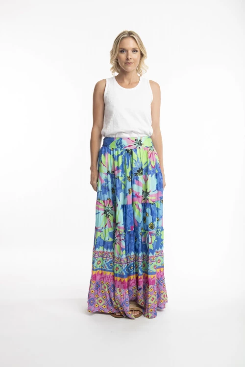Φούστα Maxi Isabelle Escape Print