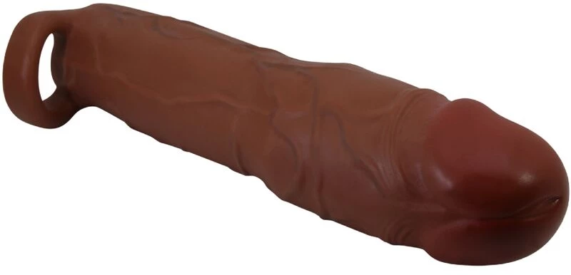 PRETTY LOVE - GERD PENIS SLEEVE WITH 7.6 CM EXTENSION MULATTO