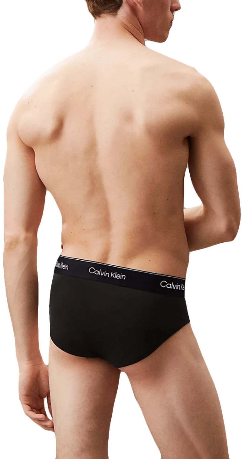 CALVIN KLEIN 3 PACK HIP BRIEF MEN CALVIN KLEIN ΛΕΥΚΟ- ΜΑΥΡΟ (LV00NB4388-TM6)