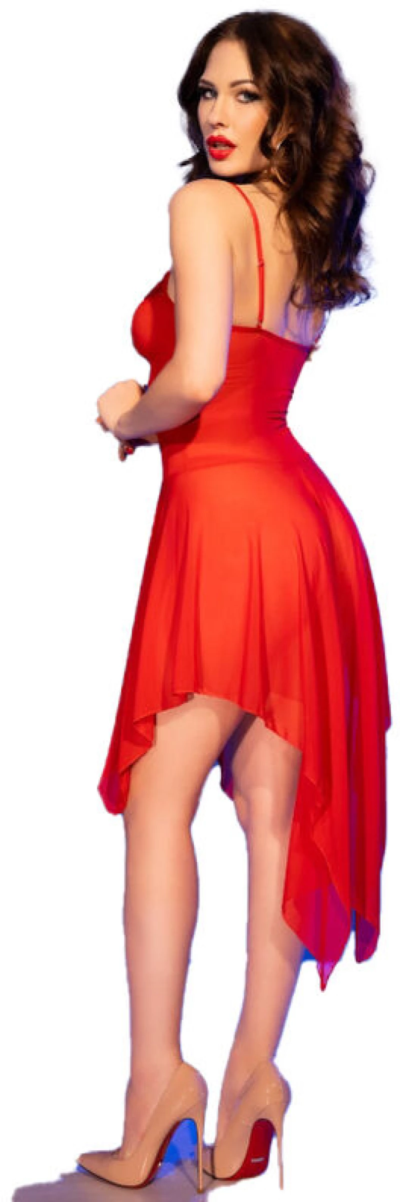 CHILIROSE - CR 4847 BABYDOLL RED