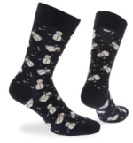 Walk Ανδρική κάλτσα - Bamboo - Christmas Gift Box 2 Ζεύγη - Μαύρο/Κόκκινο - One Size 41-45