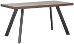 VILLE Τραπέζι μελαμίνης καρυδί 160x80x76cm 02-0664