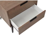 NUEZ Κομοδίνο μελαμίνης καρυδί 58x39x55cm 09-2133
