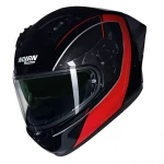 Nolan N60-6 Sport Mesmerico Black/Red Metal Finish 342