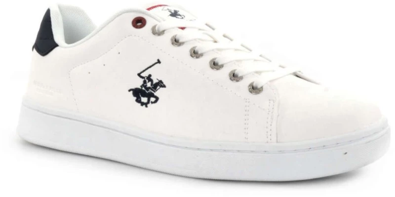 BEVERLY HILLS Ανδρικό λευκό παπούτσι sneakers BHM514400-3690