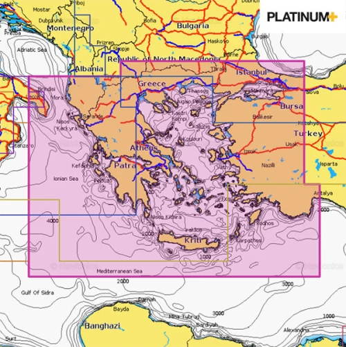 Χάρτης Navionics Platinum+ ΕΛΛΑΔΑ