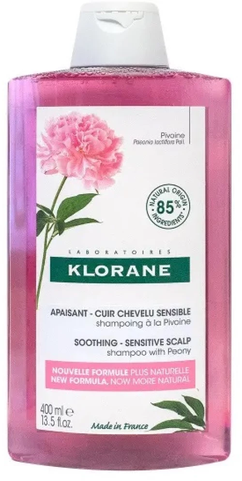 KLORANE Pivoine Shampoo, Καταπραϋντικό Σαμπουάν με Παιωνία - 400ml