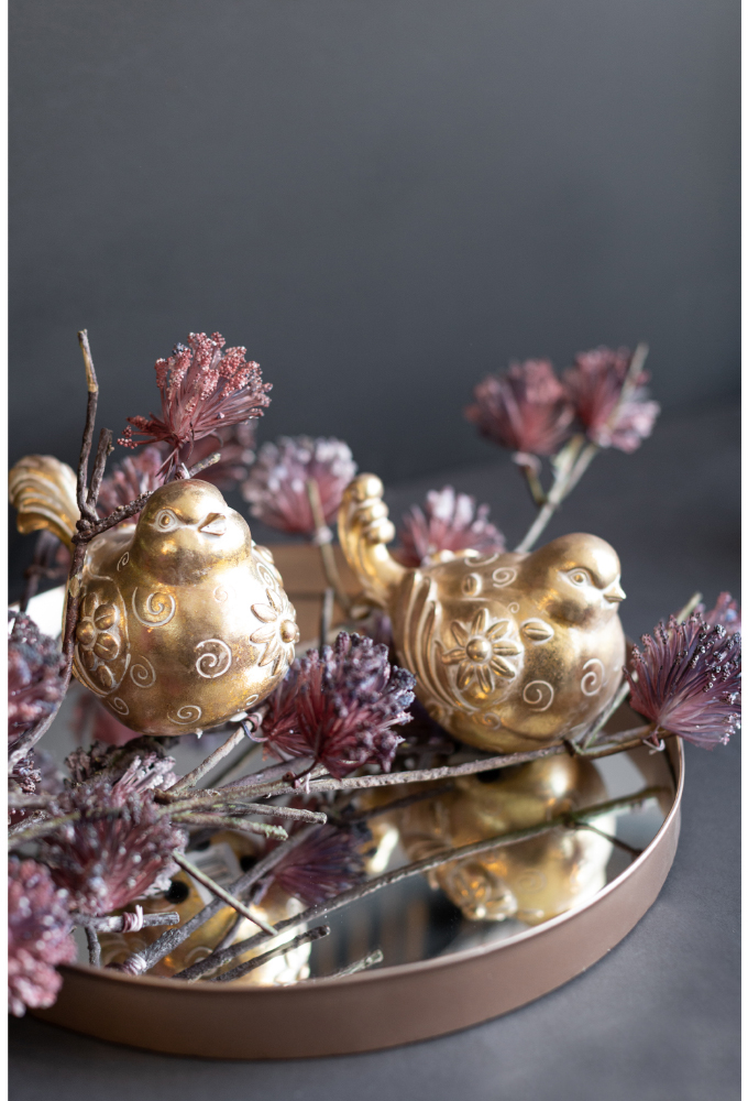 HOOPOE ΔΙΑΚΟΣΜΗΤΙΚΟ ΠΟΥΛΙ 12x11x17 POLYRESIN ΧΡΥΣΟINTHEBOX