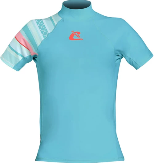 Rash Guard Lady Aquamarine/Pink