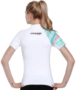 Rash Guard Lady Aquamarine/Pink