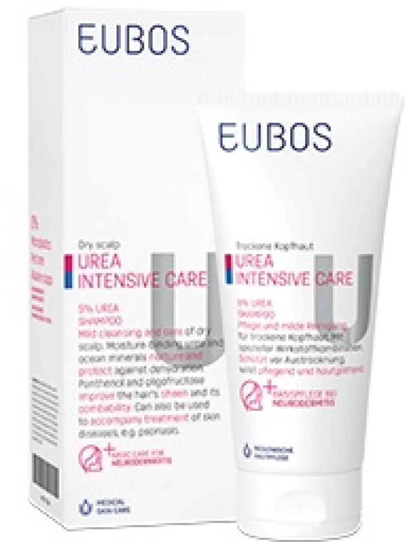 EUBOS Urea 5% Intensive Care Shampoo, Σαμπουάν για Ξηρό Τριχωτό - 200ml