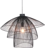 CORAL ΦΩΤΙΣΤΙΚΟ ΟΡΟΦΗΣ 58x55x44 ΜΕΤΑΛΛΟ ΜΑΥΡΟINTHEBOX