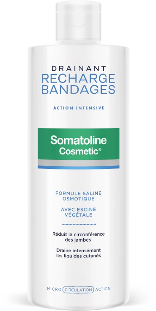SOMATOLINE COSMETIC Bandages Solution, Διάλυμα Επαναπλήρωσης για Επιδέσμους Αποσυμφόρησης - 400ml