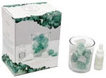 Κρύσταλλοι αρωματ. σε ποτήρι με λαδάκι green 280gr