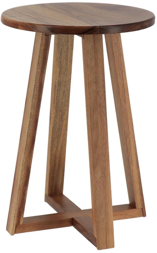 Σκαμπώ ακακία Φ30Η42cm