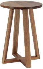 Σκαμπώ ακακία Φ30Η42cm