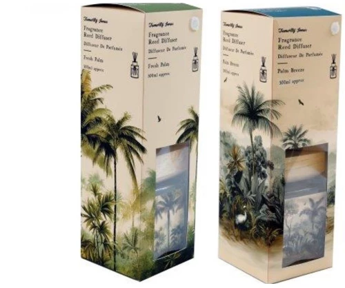 Diffuser Φοίνικες 500ml/2αρώμ. 9,5x9,5x13cm