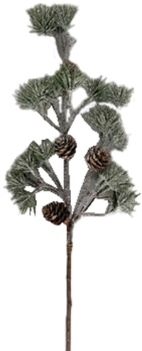 CHRISTMASH BRANCH ΧΡΙΣΤΟΥΓΕΝΝΙΑΤΙΚΟ ΚΛΑΔΙ 38 PVC ΠΡΑΣΙΝΟ ΚΟΥΚΟΥΝΑΡΙ INTHEBOX