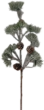 CHRISTMASH BRANCH ΧΡΙΣΤΟΥΓΕΝΝΙΑΤΙΚΟ ΚΛΑΔΙ 38 PVC ΠΡΑΣΙΝΟ ΚΟΥΚΟΥΝΑΡΙ INTHEBOX