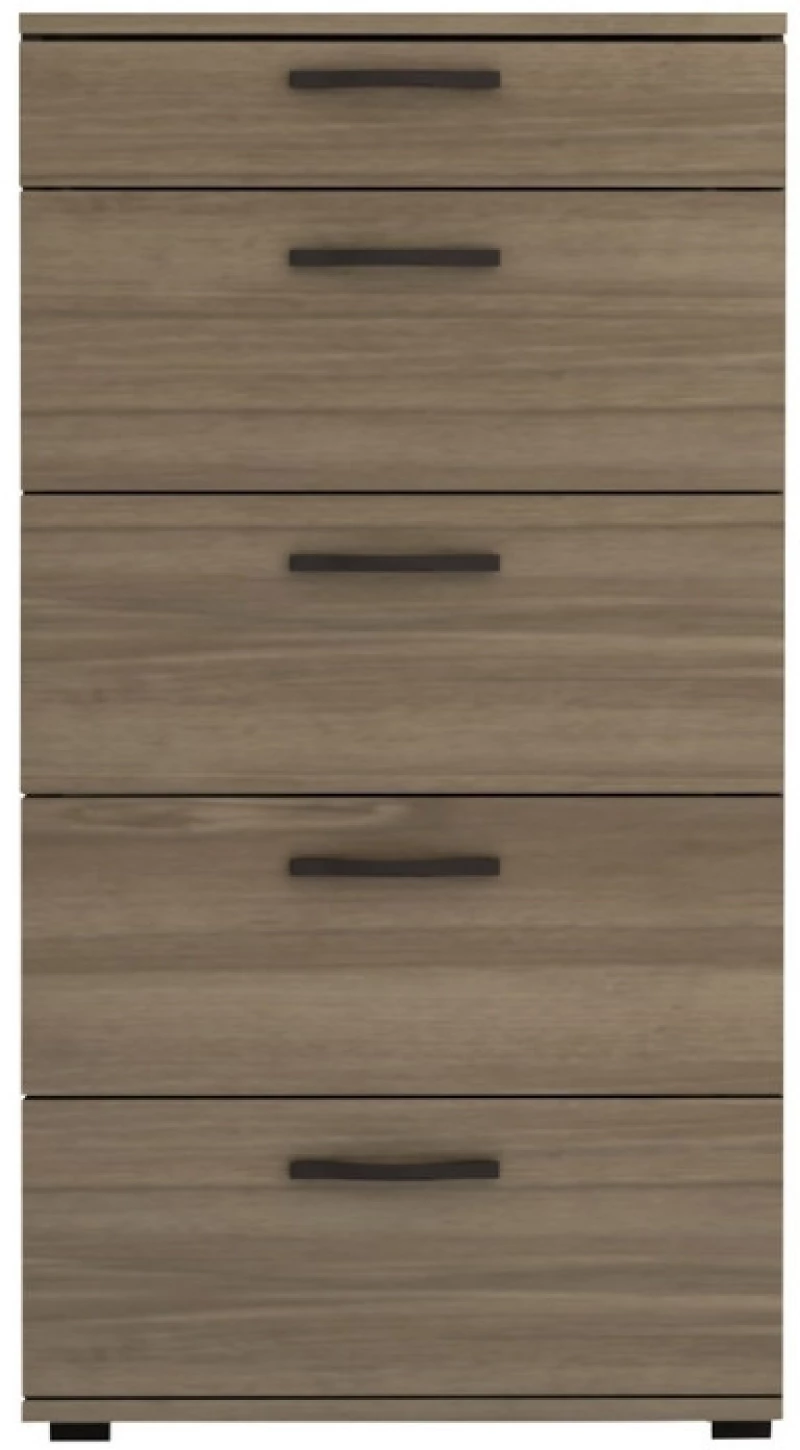 Συρταριέρα Helia Megapap χρώμα καρυδί 60x44x108εκ.