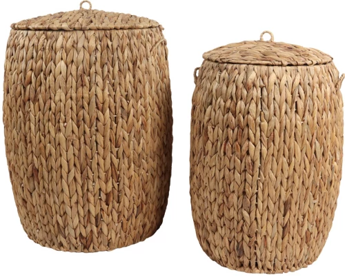 KEA ΚΑΛΑΘΙ ΜΕ ΚΑΠΑΚΙ SET 2ΤΜΧ 47x47x63 SEAGRASS ΦΥΣΙΚΟINTHEBOX