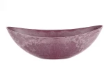Πιατέλα μελαμίνη οβάλ  μωβ 39x12H13cm