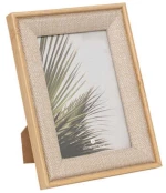 Κορνίζα ξύλινη φυσικό χρώμα 10x15cm