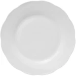 Πιάτο γλυκού πορσελάνη λευκό ALMA Φ19cm