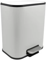 ΚΑΛΑΘΙ ΜΠΑΝΙΟΥ SOUL 5lt SOFT CLOSE ΜΕΤΑΛΛΙΚΟ ΑΣΠΡΟ ΜΑΤ ANKOR - Ankor 837564