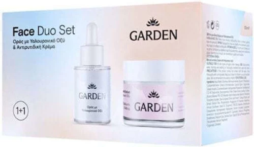 Garden Promo (1+1 Δώρο) No4 Αντιρυτιδική Κρέμα 24ωρης Προστασίας 50ml + Ορός Προσώπου Με Υαλουρονικό Οξύ 30ml