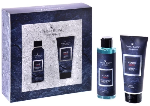 Set ανδρικού δώρου Box Code After Shave 100ml + Body Wash 150ml