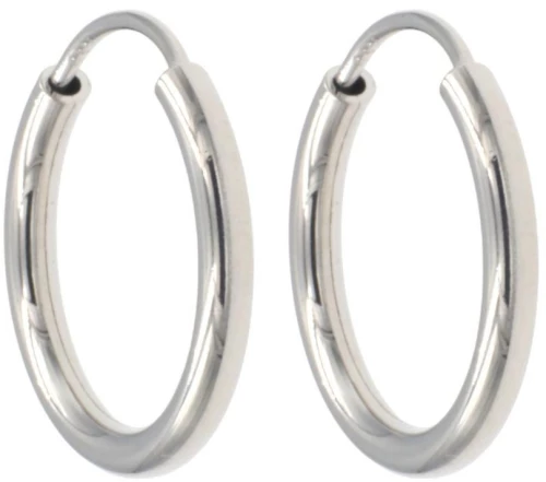 Γυναικεία - Παιδικά Σκουλαρίκια Κρίκοι missQ από ασήμι 925 σε λευκό χρώμα 440733