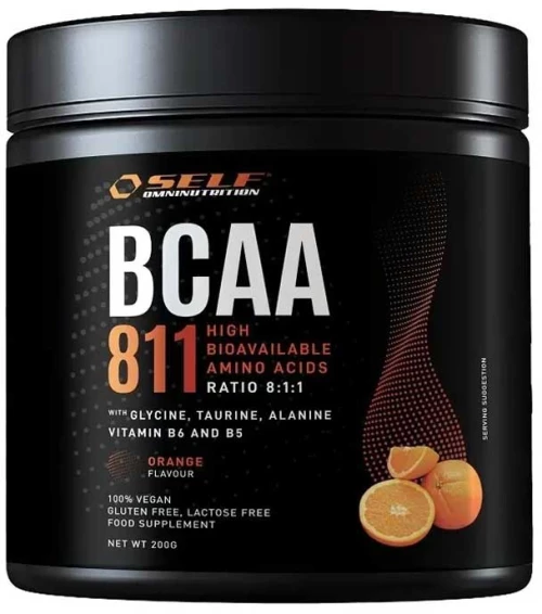 BCAA 8:1:1 200g - Self Omninutrition / Αμινοξέα - Orange (Πορτοκάλι)