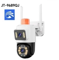 Διπλή κάμερα WiFi Jortan λευκό/μαύρο JT-9689QJ