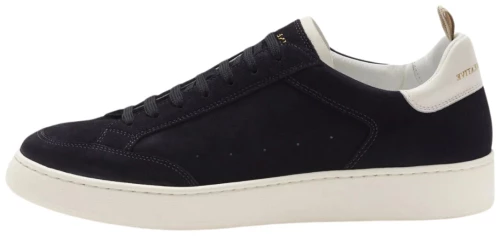 Officine Creative Dime Suede Low Top Sneakers Navy