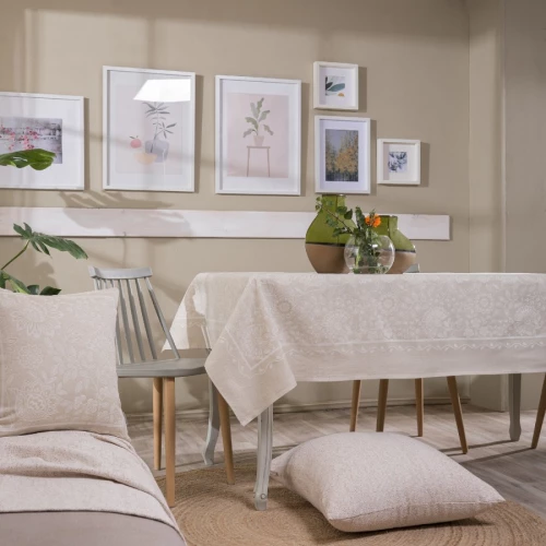 Τραπεζομάντηλο Peony 01 Teoran 140x180cm