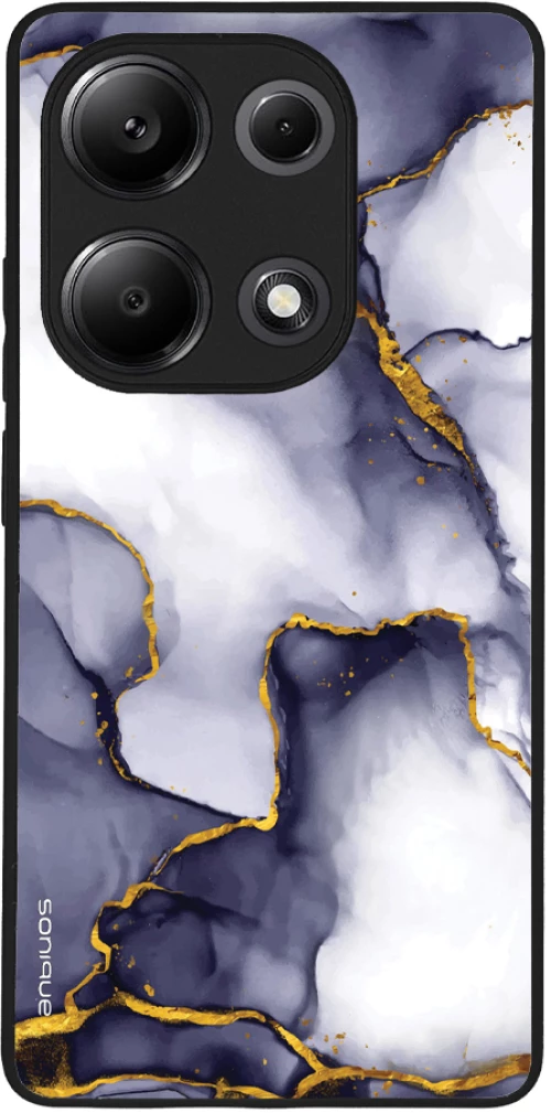 Θήκη Sonique Marble Series για Xiaomi Redmi Note 13 Pro 4G / Poco M6 Pro 4G Μωβ Γκρι