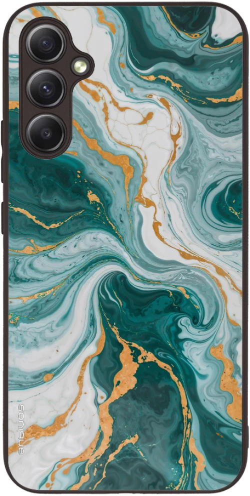 Θήκη Sonique Marble Series για Samsung Galaxy A34 5G Πράσινο 01