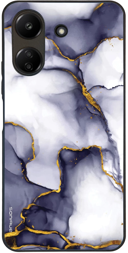 Θήκη Sonique Marble Series για Xiaomi Redmi 13C 4G / Poco C65 4G Μωβ Γκρι