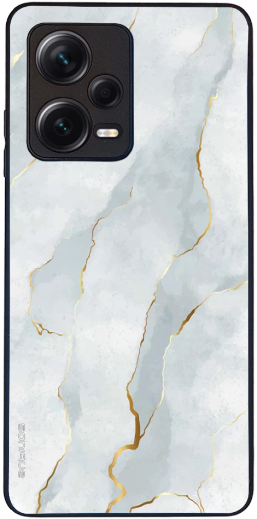 Θήκη Sonique Marble Series για Xiaomi Redmi Note 12 Pro Plus Λευκό 01