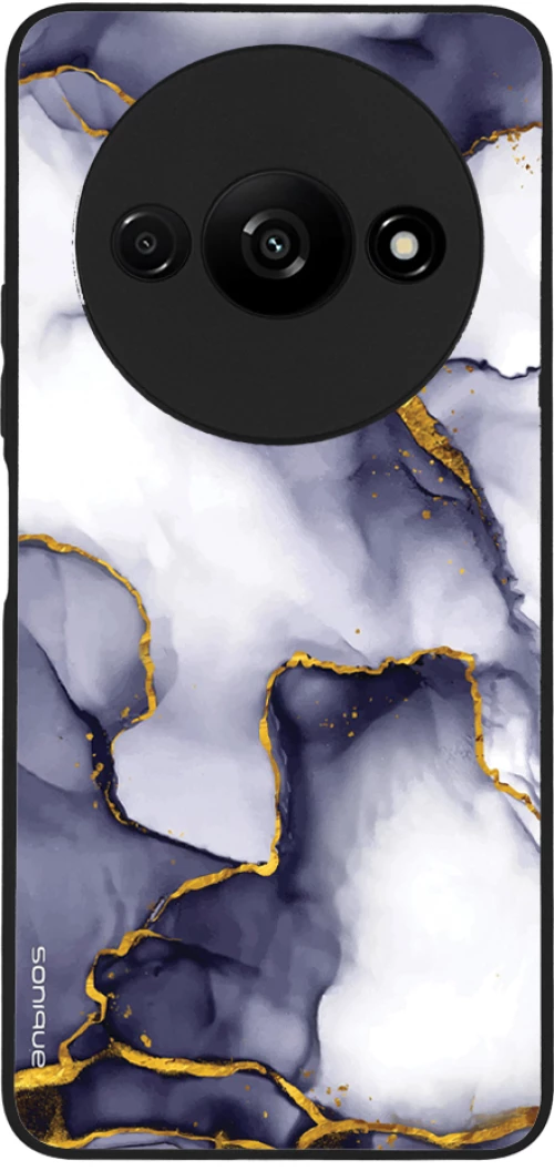 Θήκη Sonique Marble Series για Xiaomi Redmi A3 / Redmi A3x Μωβ Γκρι
